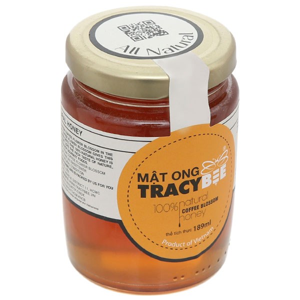 Mật ong nguyên chất Tracybee hũ 189ml