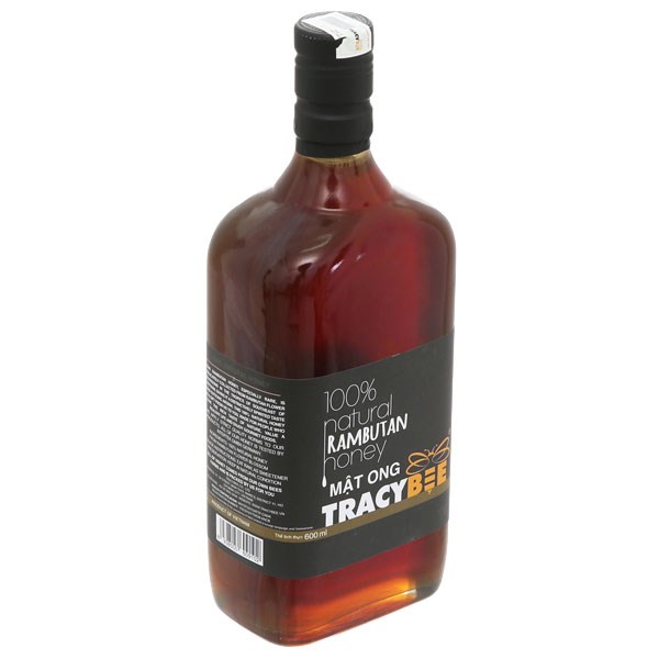 Mật ong Tracybee hoa chôm chôm tăng đề kháng, dưỡng da chai 600ml