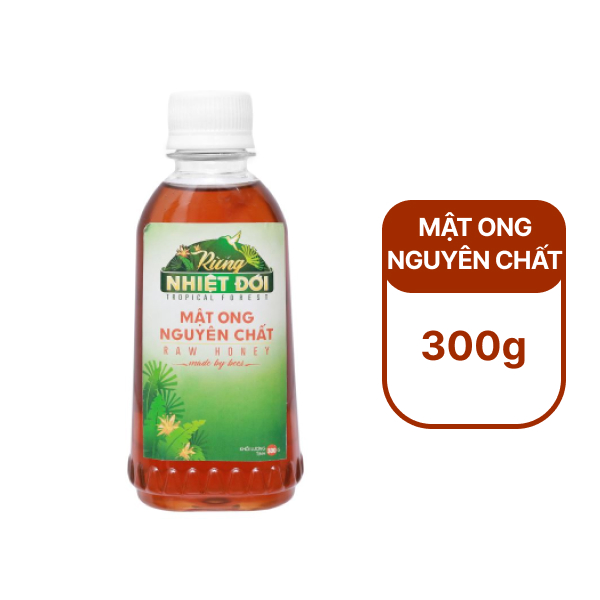 Mật ong nguyên chất Rừng Nhiệt Đới chai 300g