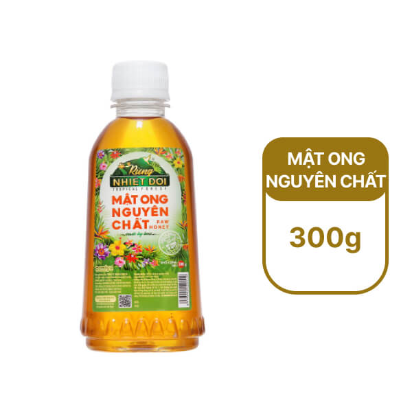 Mật ong nguyên chất Rừng Nhiệt Đới chai 300g