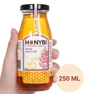 Mật ong hoa cà phê Honybi hũ 250ml