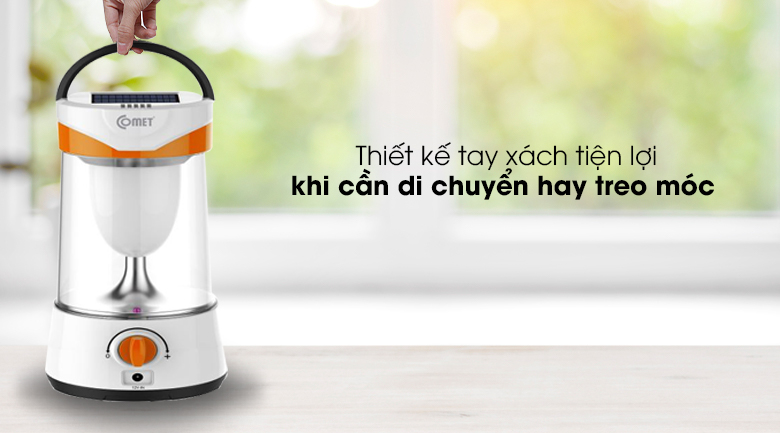 Đèn sạc năng lượng mặt trời Comet CRL3103S