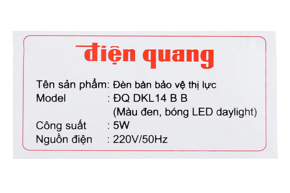 Bán đèn bàn học Điện Quang DKL14 B
