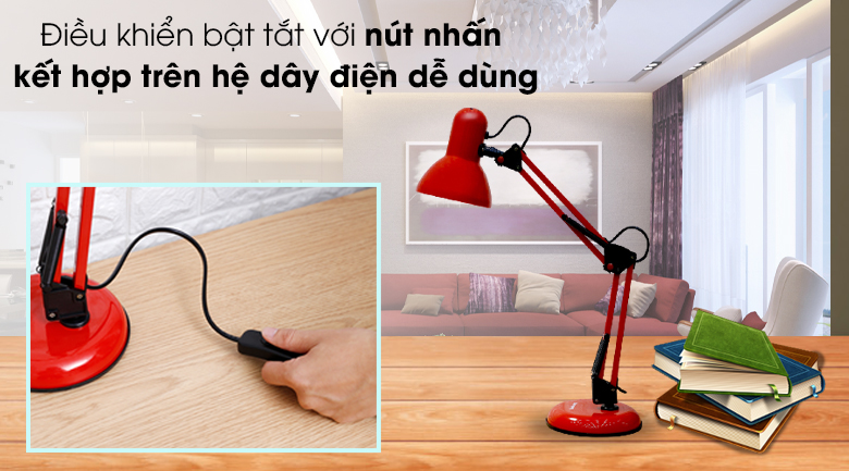 Đèn bàn học Điện Quang DKL14 R