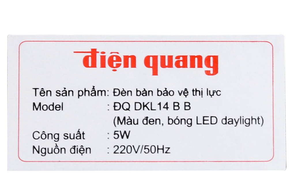 Đèn bàn học Điện Quang DKL14 R