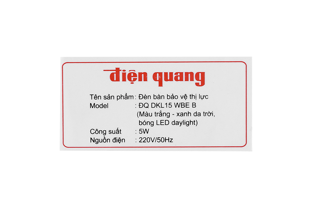 Bán đèn bàn học Điện Quang DKL15 (Bóng trắng)