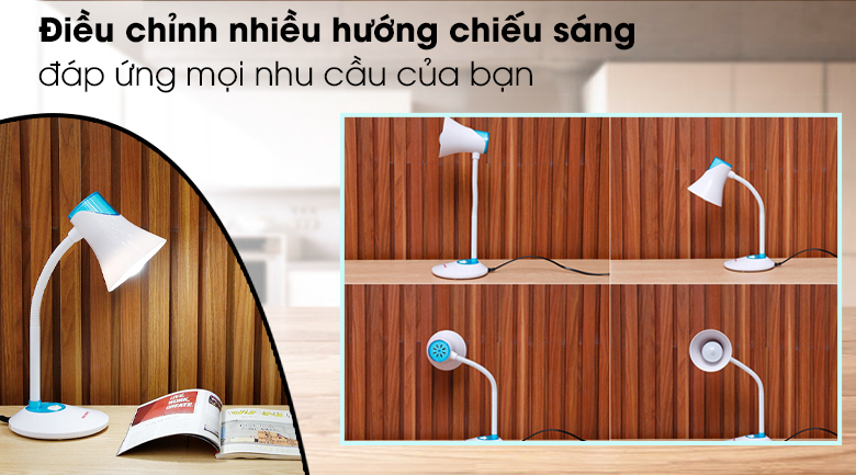 Đèn bàn học Điện Quang DKL15 (Bóng vàng)