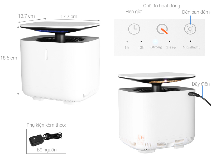 Đèn bắt muỗi YAGE YG-M002