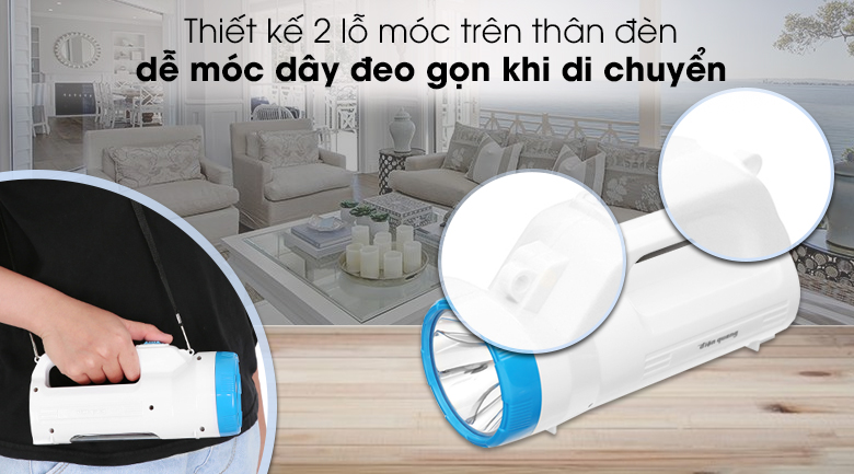 Đèn pin sạc Điện Quang ĐQ PFL06 R WB