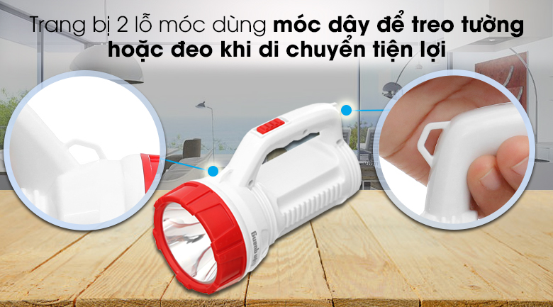 Đèn pin sạc Điện Quang ĐQ PFL08 R WR
