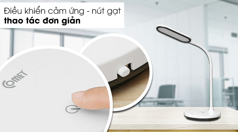 Đèn bàn sạc Comet CT175