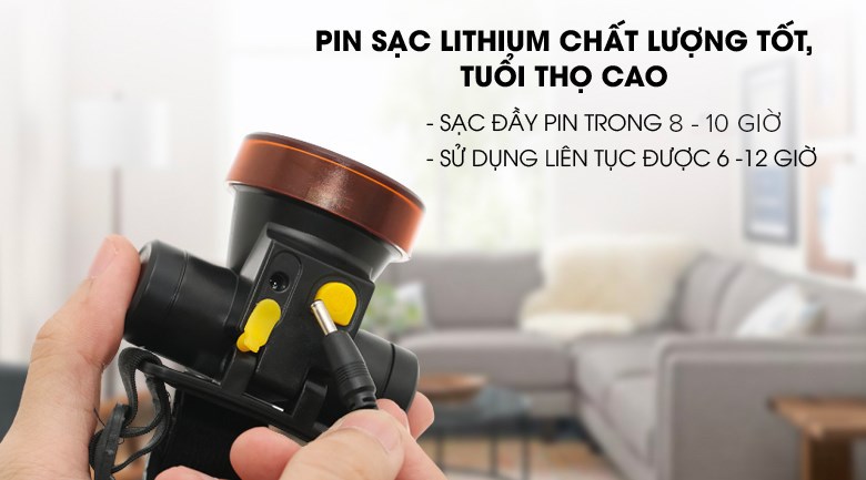 Đèn pin sạc đội đầu COMET CRT1614