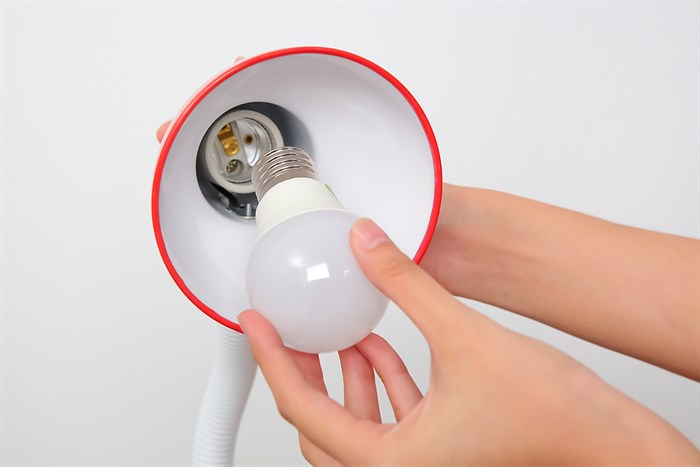 Đèn bàn học Comet CT411 Màu Trắng - Đỏ