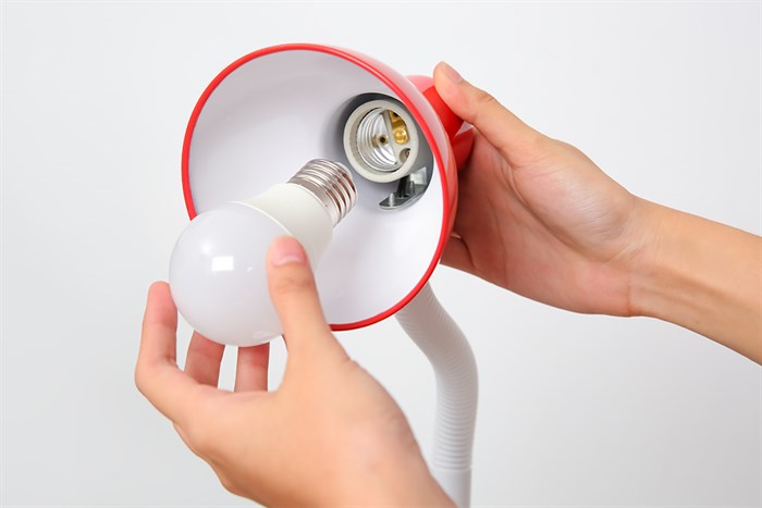 Đèn bàn học Comet CT411 Màu Trắng - Đỏ