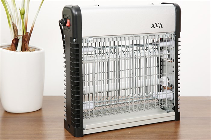 Đèn bắt muỗi AVA JB20E-2X6W Màu Bạc