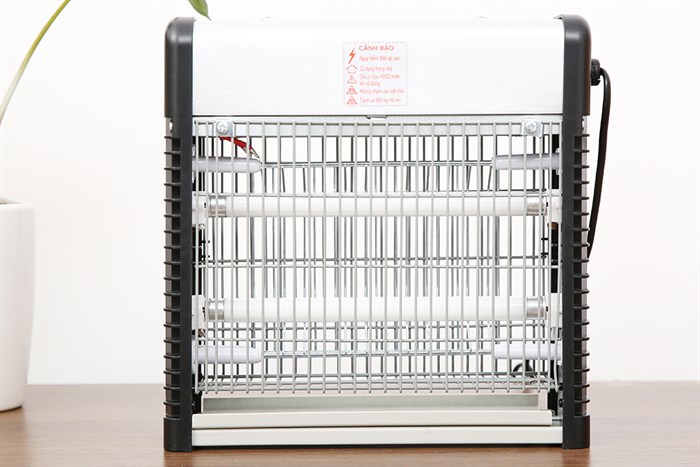 Đèn bắt muỗi AVA JB20E-2X6W Màu Bạc