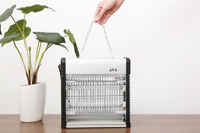 Đèn bắt muỗi AVA JB20E-2X6W Màu Bạc