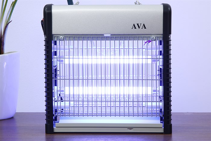 Đèn bắt muỗi AVA JB20E-2X6W Màu Bạc