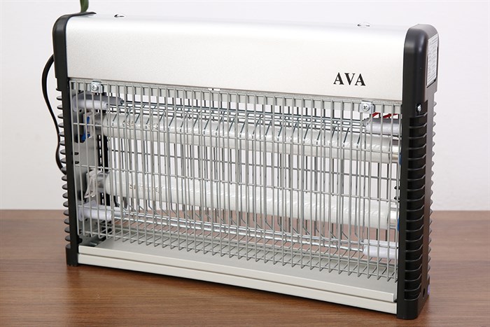 Đèn bắt muỗi AVA JB20E-2X10W Màu Bạc