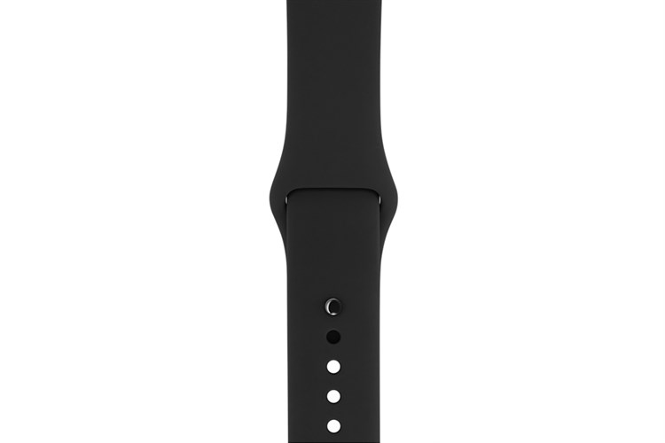 Đồng hồ thông minh Apple Watch S3 GPS, 42mm viền nhôm, dây cao su màu đen Màu Đen - Xám