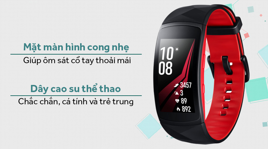Vòng đeo tay thông minh Samsung Gear Fit2 Pro
