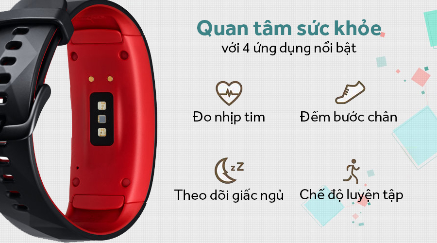 Vòng đeo tay thông minh Samsung Gear Fit2 Pro
