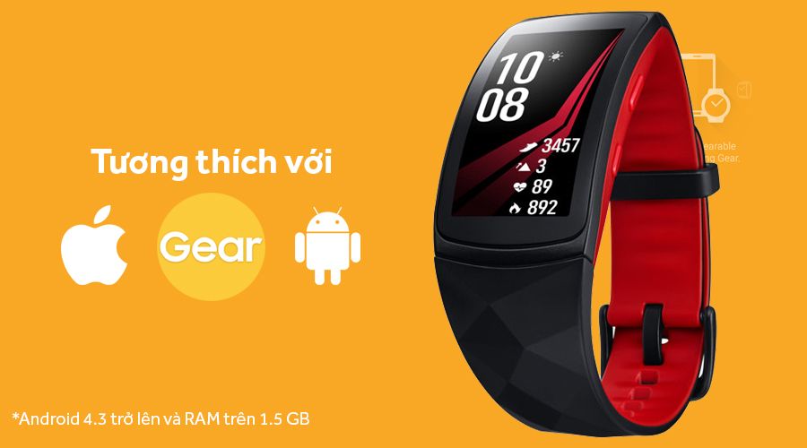 Vòng đeo tay thông minh Samsung Gear Fit2 Pro
