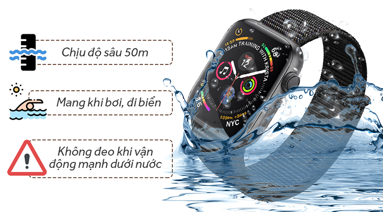 Apple Watch S4 GPS 40mm viền nhôm dây vải