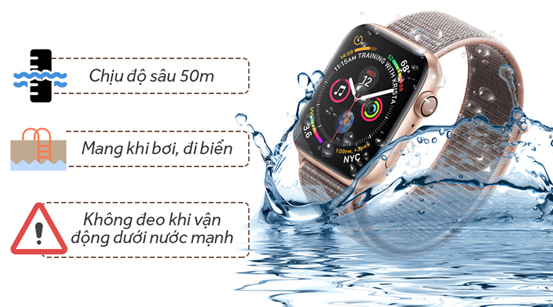 Apple Watch S4 GPS 44mm viền nhôm dây vải