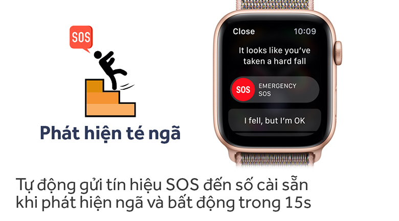 Apple Watch S4 GPS 44mm viền nhôm dây vải