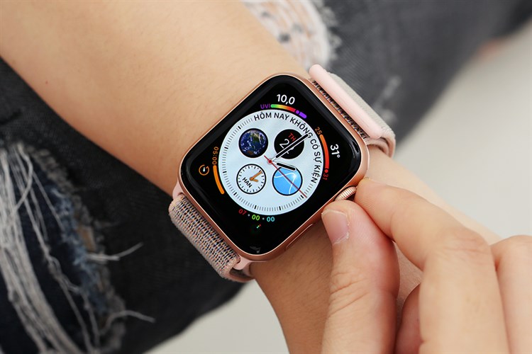 Apple Watch S4 GPS 44mm viền nhôm dây vải