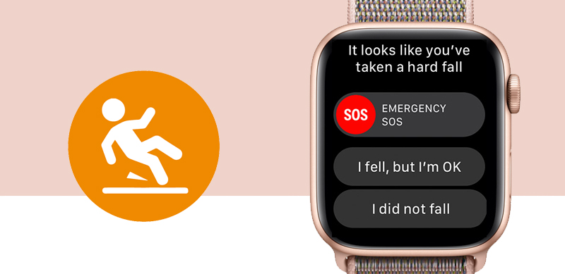Apple Watch S4 Gold Aluminium GPS 44mm (MU6G2VN/A)- té ngã Apple Watch S4 Gold Aluminium GPS 44mm (MU6G2VN/A)- té ngã