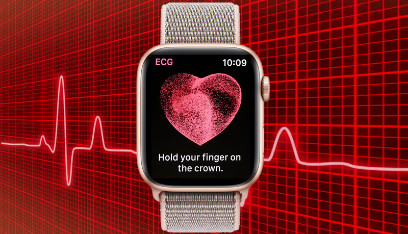 Apple Watch S4 Gold Aluminium GPS 44mm (MU6G2VN/A) - đo nhịp tim Apple Watch S4 Gold Aluminium GPS 44mm (MU6G2VN/A) - đo nhịp tim