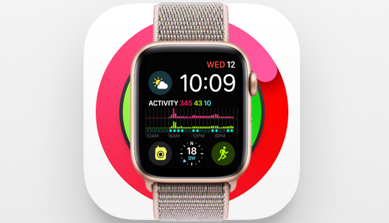 Apple Watch S4 Gold Aluminium GPS 44mm (MU6G2VN/A) - vận động Apple Watch S4 Gold Aluminium GPS 44mm (MU6G2VN/A) - vận động