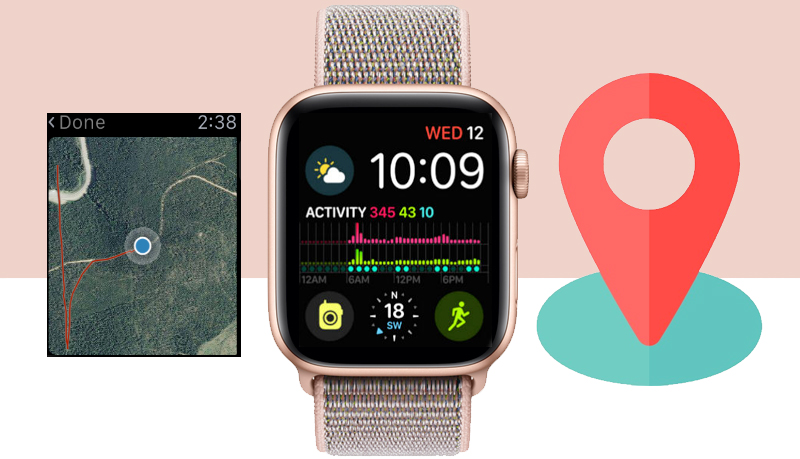 Apple Watch S4 Gold Aluminium GPS 44mm (MU6G2VN/A) - gps Apple Watch S4 Gold Aluminium GPS 44mm (MU6G2VN/A) - gps