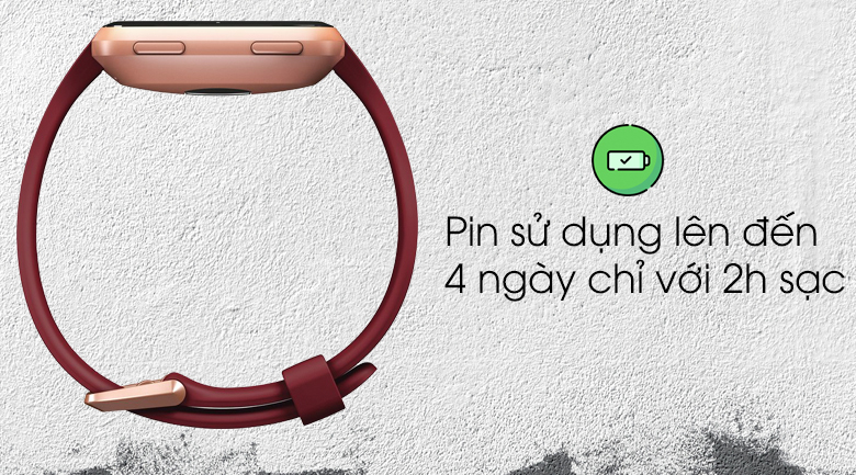 Đồng hồ thông minh Fitbit Versa dây cao su