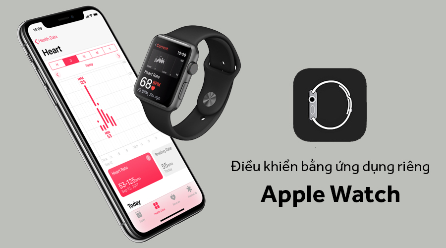 Apple Watch S3 GPS 42mm viền nhôm dây silicone