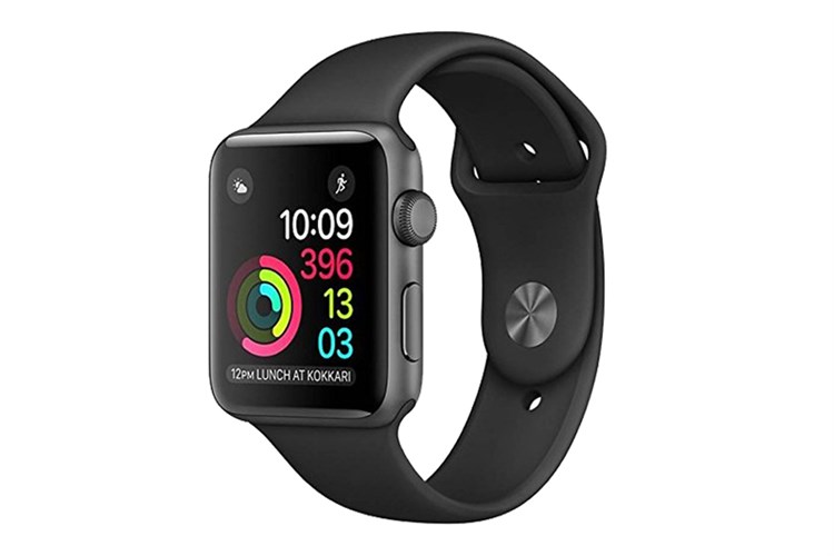 Apple Watch S3 GPS 42mm viền nhôm dây silicone Màu Đen