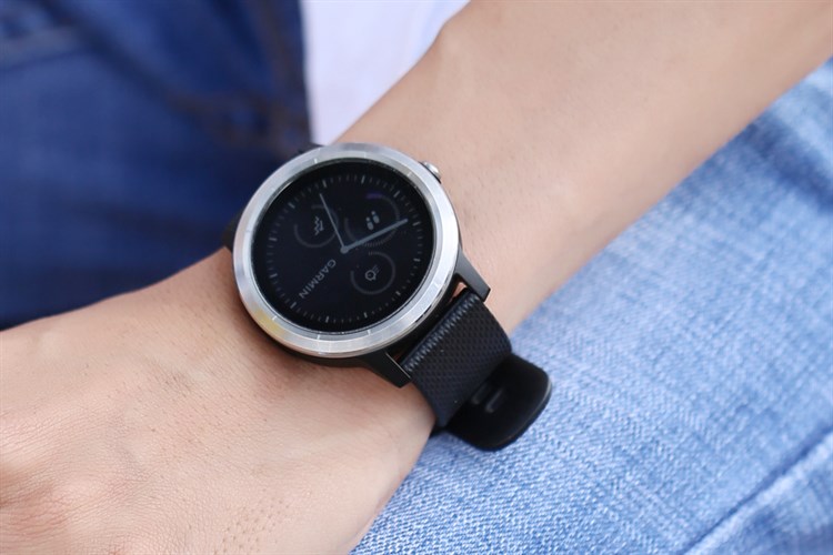 Đồng hồ thông minh Garmin Vivoactive 3 Màu Đen