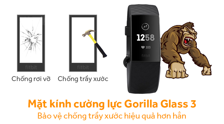 Vòng đeo thông minh Fitbit Charge 3