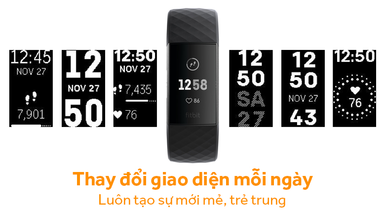 Vòng đeo thông minh Fitbit Charge 3