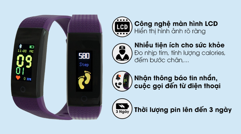 Vòng tay thông minh Sinophy Sport B12