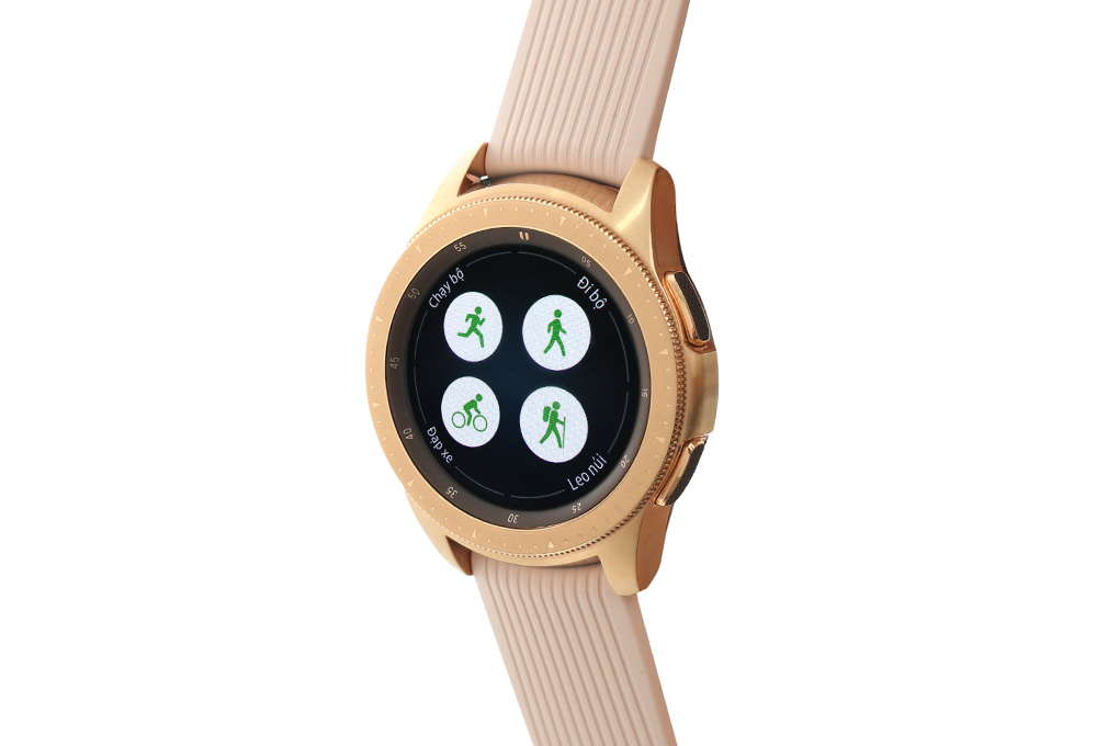 Đồng hồ thông minh Samsung Galaxy Watch 42mm Màu Hồng phấn