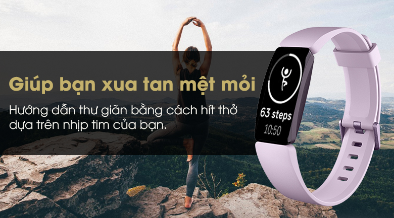 Vòng đeo thông minh Fitbit Inspire HR