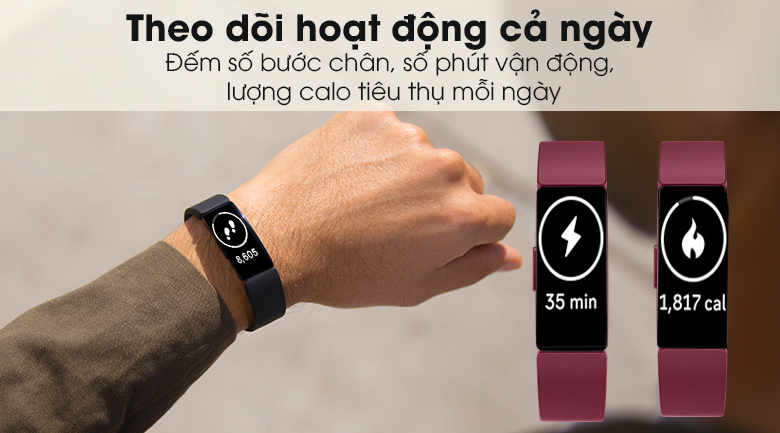 Vòng đeo thông minh Fitbit Inspire