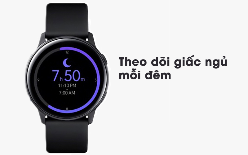 Theo dõi giấc ngủ với Samsung Galaxy Watch Active