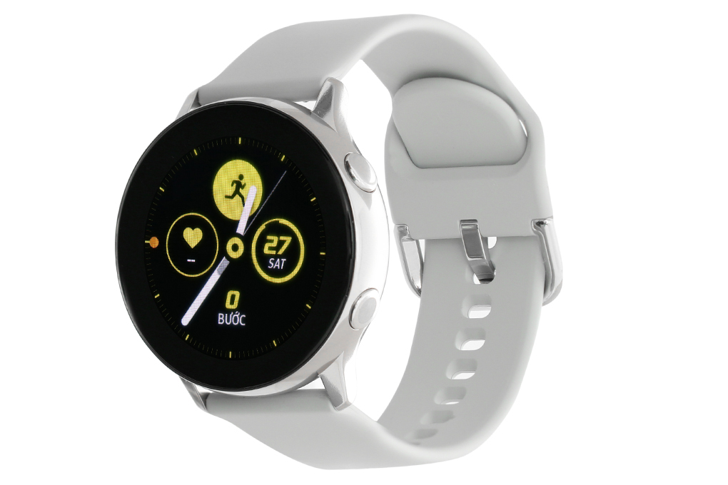 Đồng hồ thông minh Samsung Galaxy Watch Active R500 40mm Màu Bạc