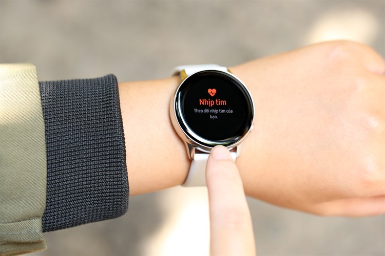 Đồng hồ thông minh Samsung Galaxy Watch Active R500 40mm Màu Bạc