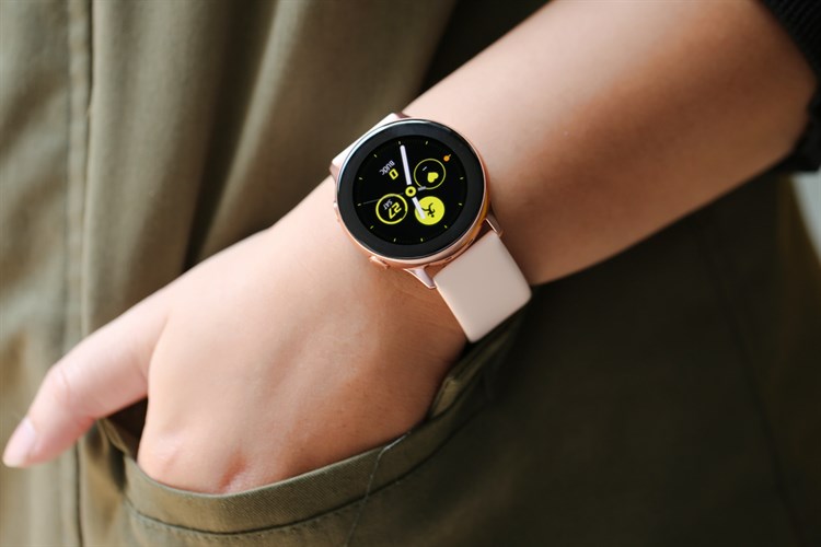 Đồng hồ thông minh Samsung Galaxy Watch Active R500 40mm Màu Vàng
