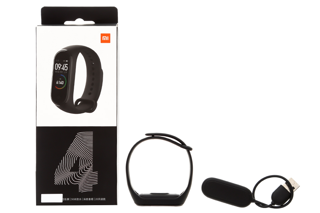Vòng đeo tay thông minh Mi Band 4 Màu Đen